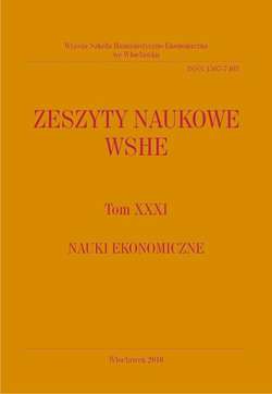 Zeszyty Naukowe WSHE, t. XXXI, Nauki Ekonomiczne