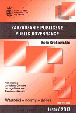 Zarządzanie Publiczne nr 1(39)/2017