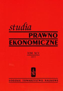 Studia Prawno-Ekonomiczne t. 96