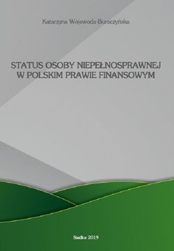 Status osoby niepełnosprawnej w polskim prawie finansowym