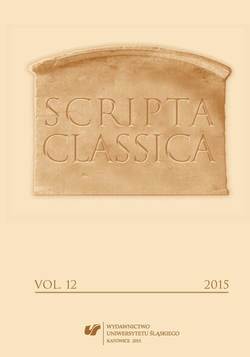 Scripta Classica. Vol. 12