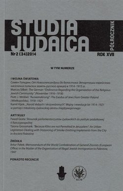 Studia Judaica 2014/2 (34)