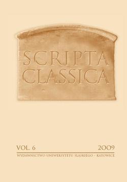 Scripta Classica. Vol. 6