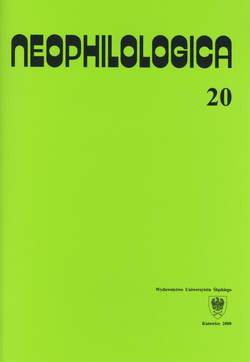 Neophilologica. Vol. 20: Études sémantico-syntaxiques des langues romanes