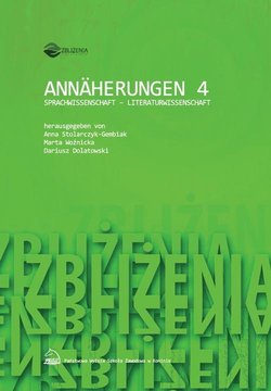 Annäherungen 4: SPRACHWISSENSCHAFT – LITERATURWISSENSCHAFT