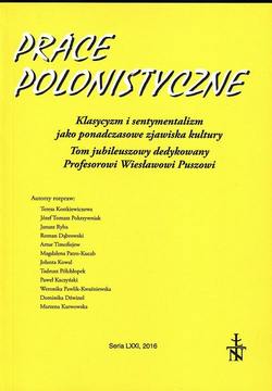 Prace Polonistyczne t. 71/2016