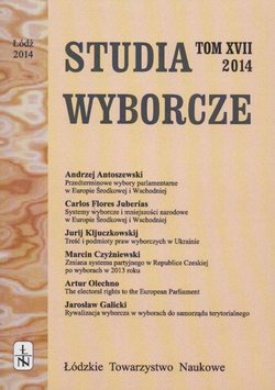 Studia Wyborcze t. 17