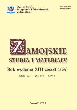 Zamojskie Studia i Materiały. Seria Fizjoterapia. R. 13, 1(34)