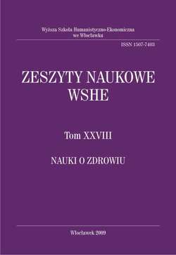 Zeszyty Naukowe WSHE, t. XXVIII, Nauki o Zdrowiu