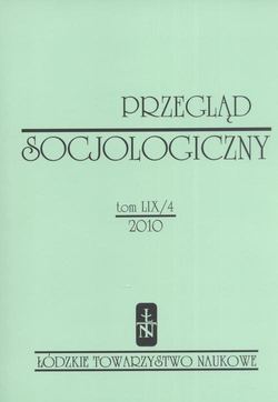 Przegląd Socjologiczny t. 59 z. 4/2010