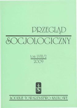 Przegląd Socjologiczny t. 58 z. 2/2009