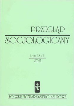 Przegląd Socjologiczny t. 60 z. 4/2011