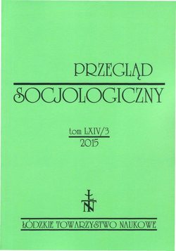 Przegląd Socjologiczny t. 64 z. 3/2015