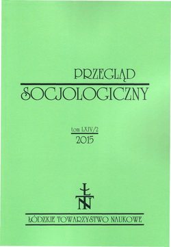 Przegląd Socjologiczny t. 64 z. 2/2015