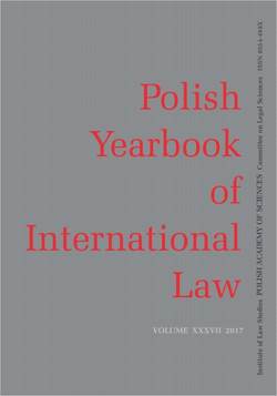 2017 Polish Yearbook of International Law vol. XXXVII