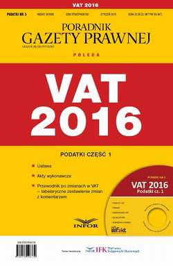 Podatki 2016/03 Podatki cz. I VAT 2016
