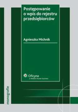 Postępowanie o wpis do rejestru przedsiębiorców