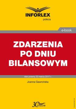 ZDARZENIA PO DNIU BILANSOWYM