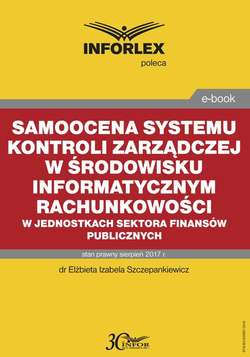 Samoocena systemu kontroli zarządczej w środowisku informatycznym rachunkowości w jednostkach sektora finansów publicznych