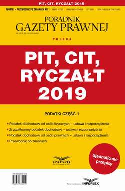 PIT CIT Ryczałt 2019