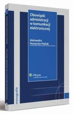 Obowiązki administracji w komunikacji elektronicznej