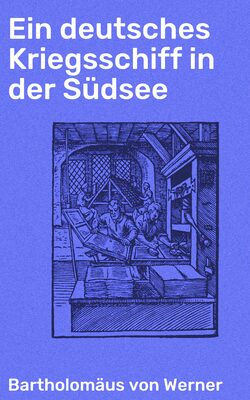 Ein deutsches Kriegsschiff in der Südsee