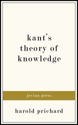 Kant's Theory of Knowledge