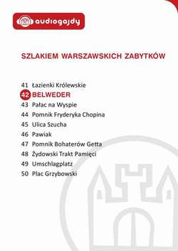 Belweder. Szlakiem warszawskich zabytków