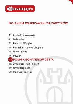 Pomnik Bohaterów Getta. Szlakiem warszawskich zabytków