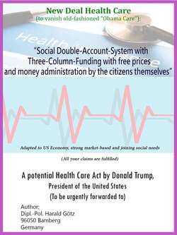 "Social Double-Account-System with Three-Column-Funding with free prices and money administration by the citizens themselves" Adapted to US Economy, strong market-based and joining social needs (All your claims are fulfilled)