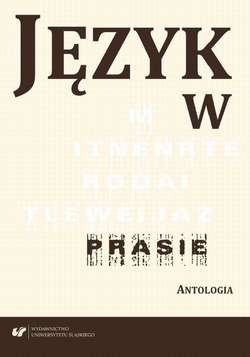 Język w prasie. Antologia