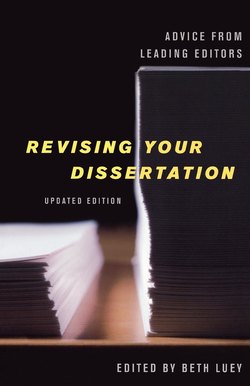 Revising Your Dissertation, Updated Edition