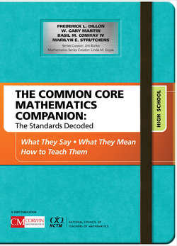 The Common Core Mathematics Companion: The Standards Decoded, High School