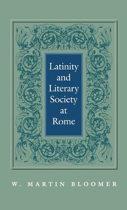 Latinity and Literary Society at Rome