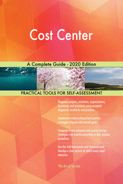 Cost Center A Complete Guide - 2020 Edition
