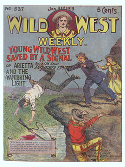 Young Wild West Saved by a Signal