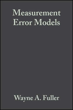 Measurement Error Models