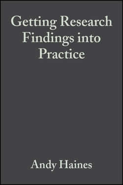 Getting Research Findings into Practice