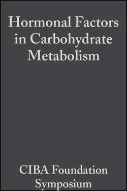 Hormonal Factors in Carbohydrate Metabolism, Volume 6