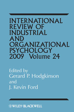 International Review of Industrial and Organizational Psychology, 2009 Volume 24