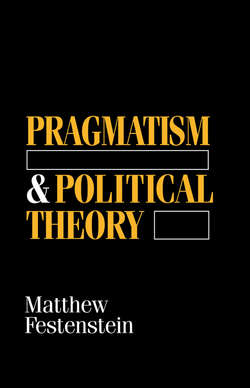 Pragmatism and Political Theory