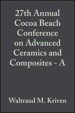 27th Annual Cocoa Beach Conference on Advanced Ceramics and Composites - A