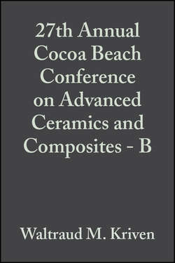 27th Annual Cocoa Beach Conference on Advanced Ceramics and Composites - B