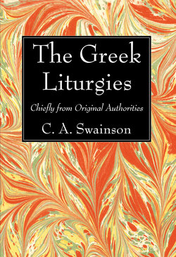 The Greek Liturgies