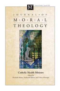 Journal of Moral Theology, Volume 8, Number 1