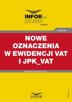 Nowe oznaczenia w ewidencji VAT i JPK_VAT