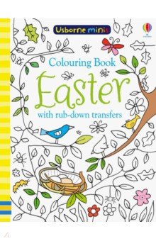 Easter colouring book with rub-down transfers