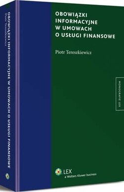 Obowiązki informacyjne w umowach o usługi finansowe