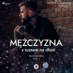 Mężczyzna z tuszem na dłoni