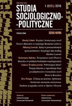 Studia Socjologiczno-Polityczne 2016/1-2 (05)